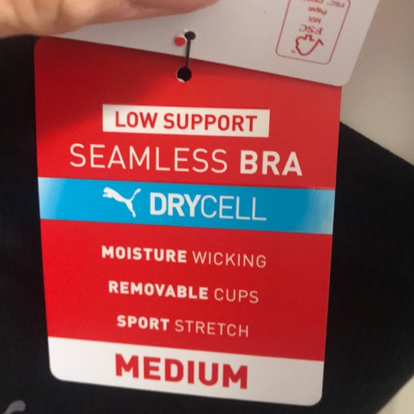 Puma Athletic/Athleisure Sports Bra, NWT! - Picture 5 of 6